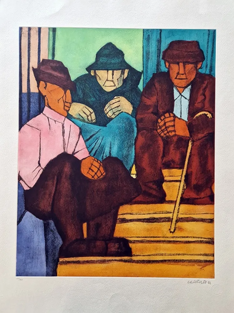 Eau-Forte Cantatore - Gente del sud.