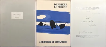 Livre Illustré Capdeville - CINQ PEINTRES ET UN SCULPTEUR. Derrière le Miroir n°150. Tirage de Luxe (Capdeville, Garache, Fromanger) 1965