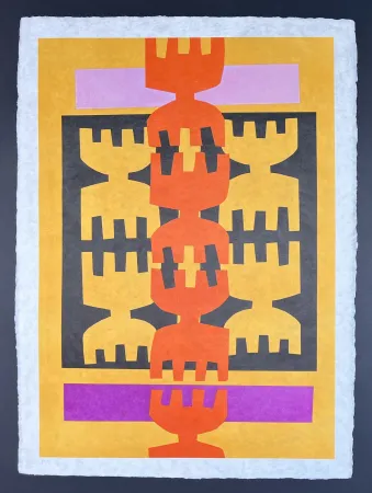 Lithographie Capogrossi - Giuseppe Capogrossi (1900-1972) - Lithograph on Japanese paper - 1970