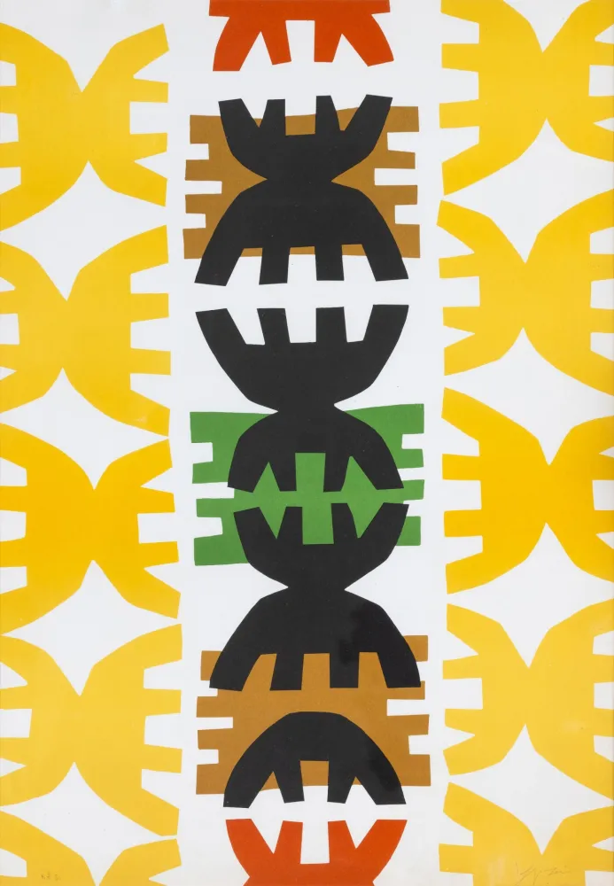 Lithographie Capogrossi - Giuseppe Capogrossi (1900 - 1972) - Quarzo N. 3 - Lithograph on paper - 1970