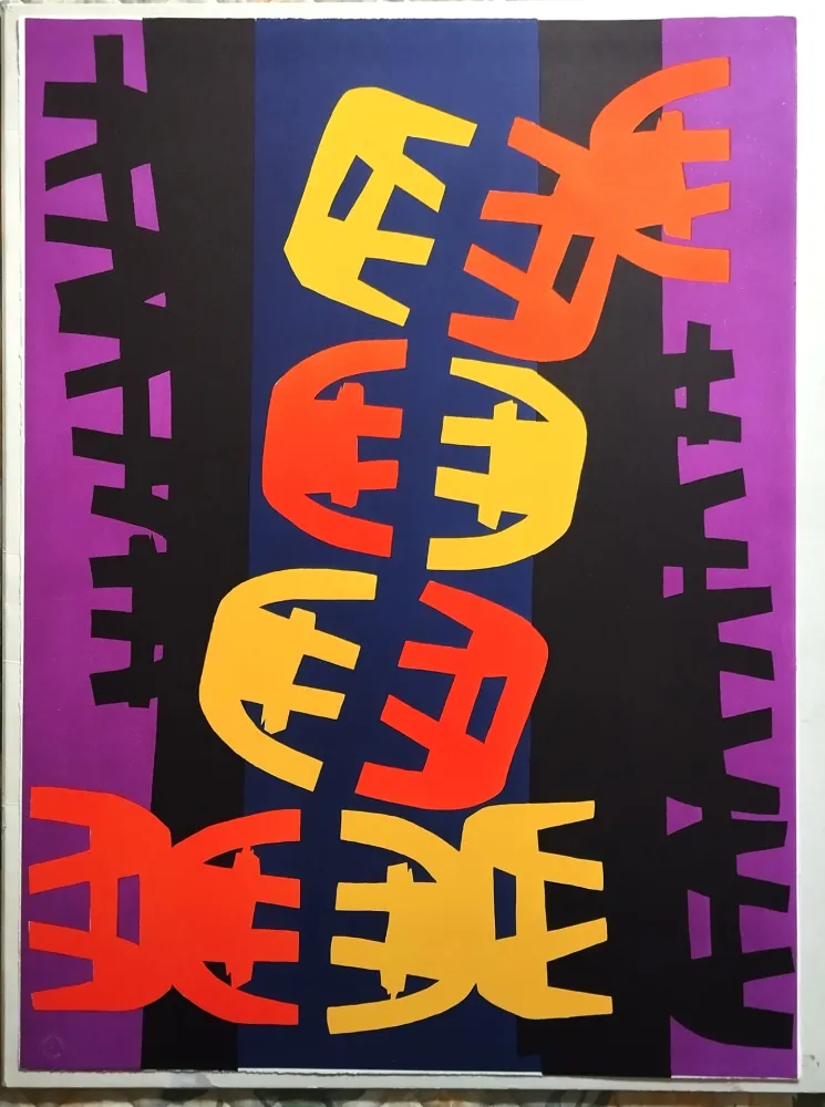 Lithographie Capogrossi - Quarzo 6