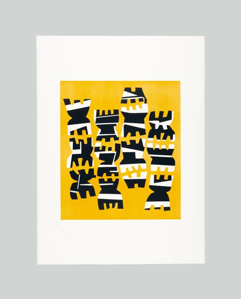 Lithographie Capogrossi - Quarzo 8