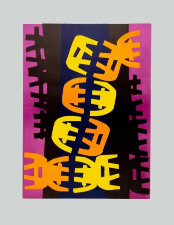 Lithographie Capogrossi - Quarzo n. 6