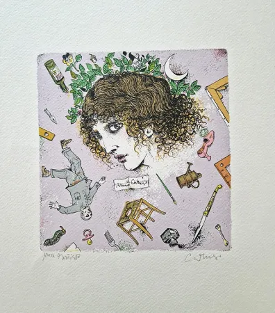 Lithographie Caruso - Vertigine