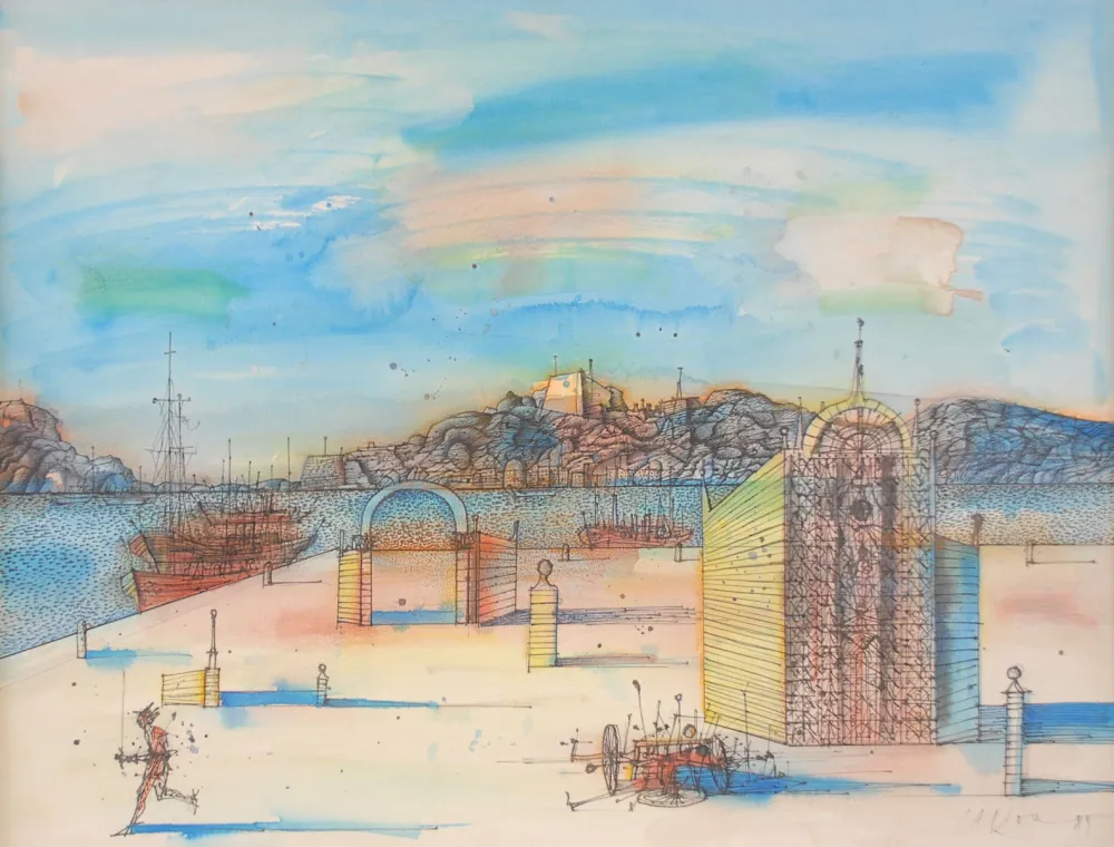 Aucune Technique Carzou - L'Arc en ciel