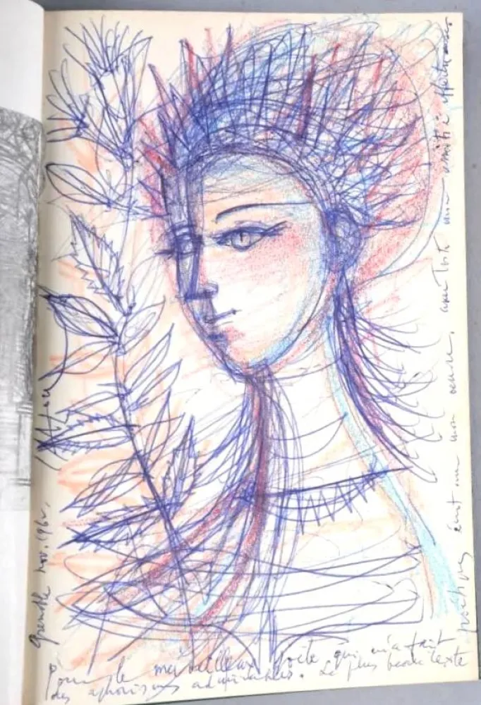 Livre Illustré Carzou - Original unique drawing