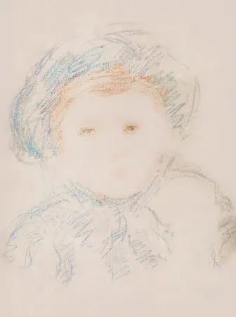 Aucune Technique Cassatt - Child in a Bonnet