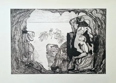 Eau-Forte Et Aquatinte Castillo - Omaggio a Michelangelo