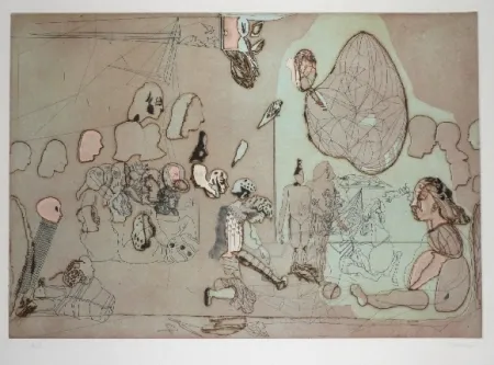 Eau-Forte Et Aquatinte Castillo - Palomares hoy