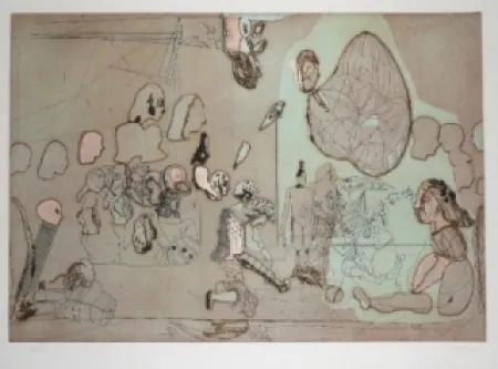 Eau-Forte Et Aquatinte Castillo - Palomares hoy