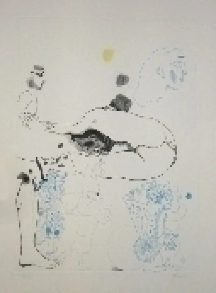 Eau-Forte Et Aquatinte Castillo - Sans Titre