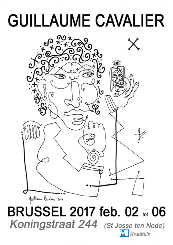 Affiche Cavalier - '' Bruxelles 2017 ''
