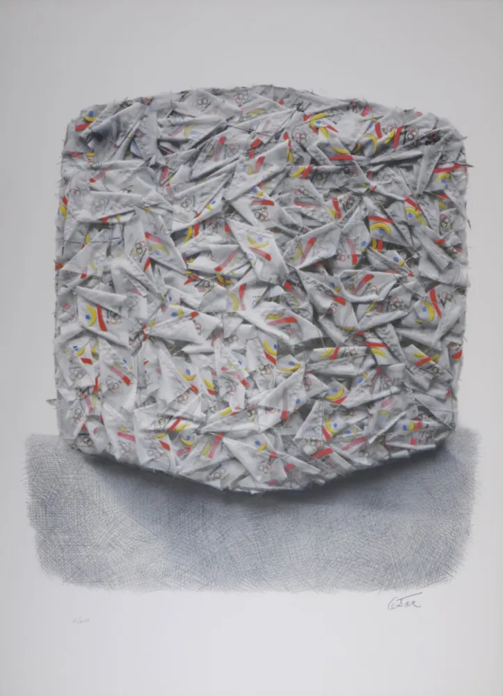 Lithographie Cesar - Composition