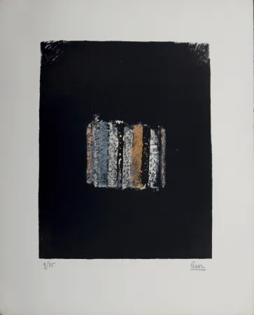 Lithographie Cesar - Composition, 1963 - Hand-signed & numbered!