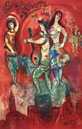 Lithographie Chagall - Carmen