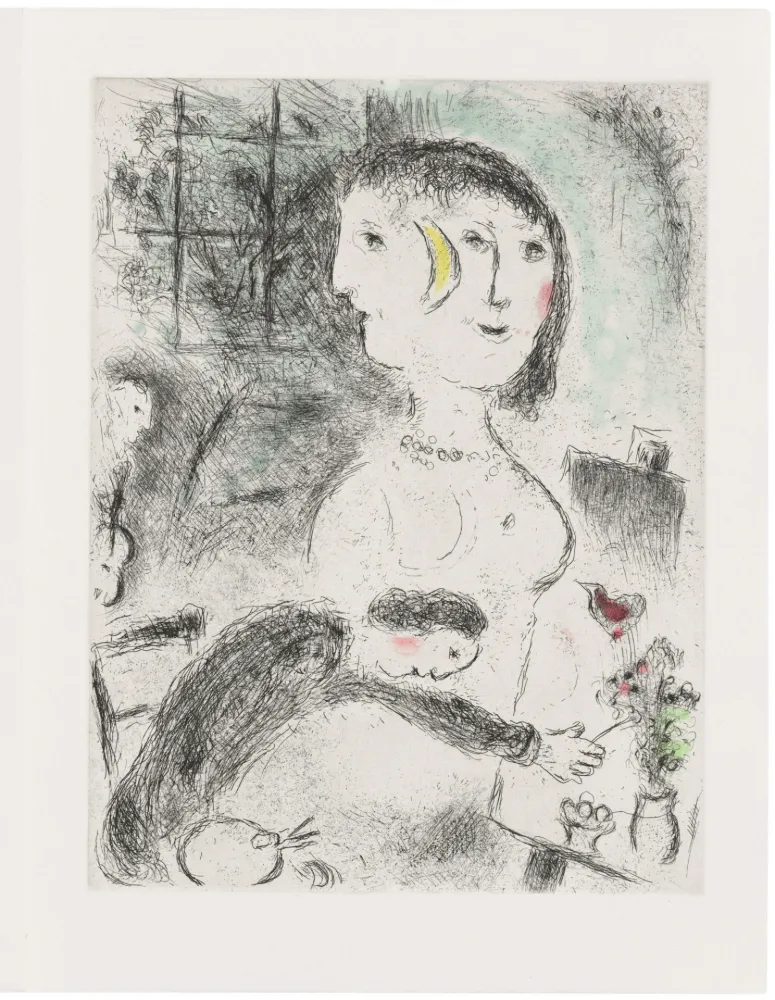 Aucune Technique Chagall - Ce lui qui dit les choses sans rien dire (Plate 23)