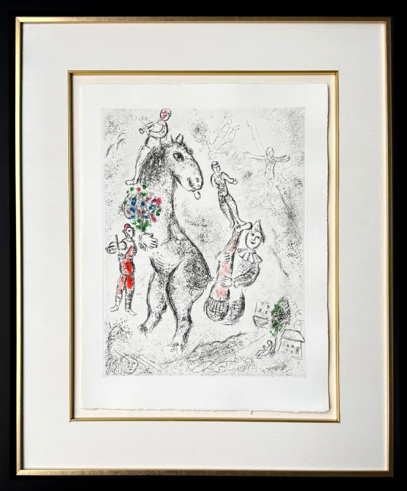 Eau-Forte Chagall - Celui qui dit les choses sans rien dire, Planche IX