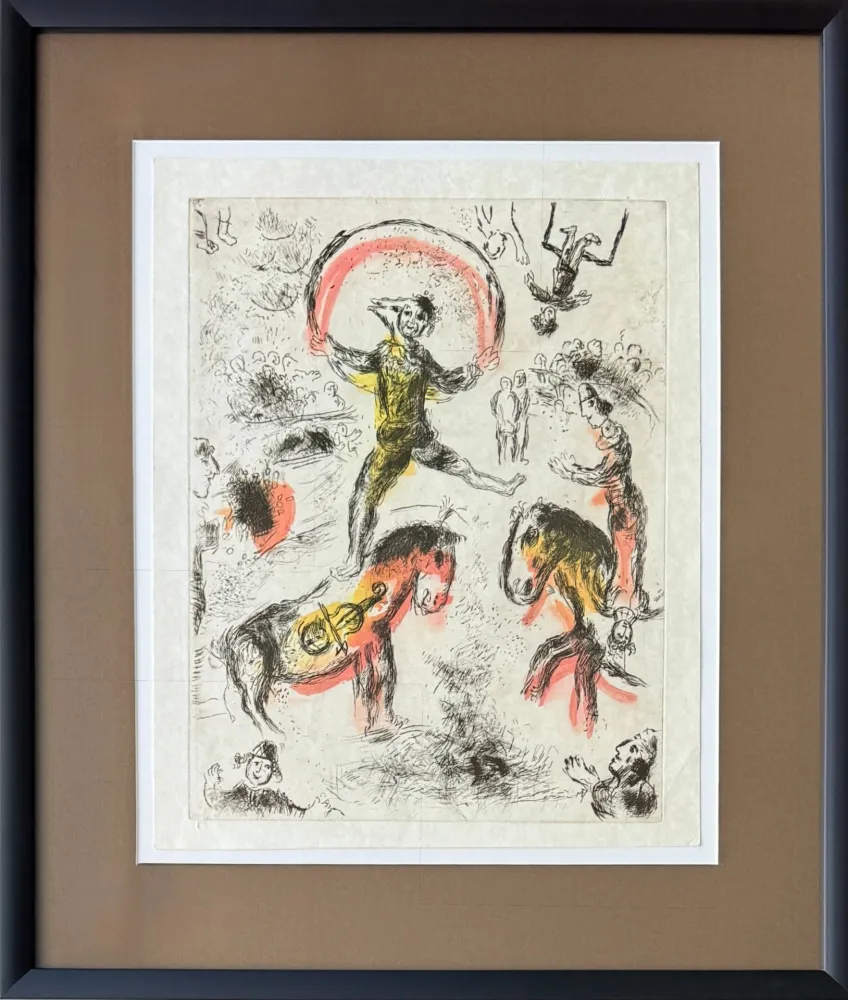 Eau-Forte Et Aquatinte Chagall - Celui qui dit les choses sans rien dire, Planche VI