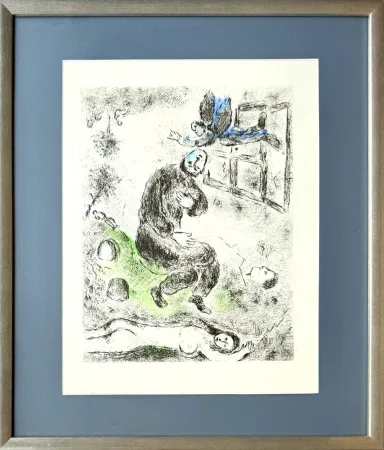 Eau-Forte Et Aquatinte Chagall - Celui qui dit les choses sans rien dire, Planche XII
