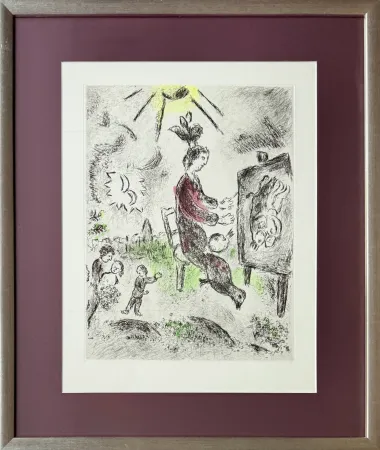 Eau-Forte Et Aquatinte Chagall - Celui qui dit les choses sans rien dire, Planche XVI