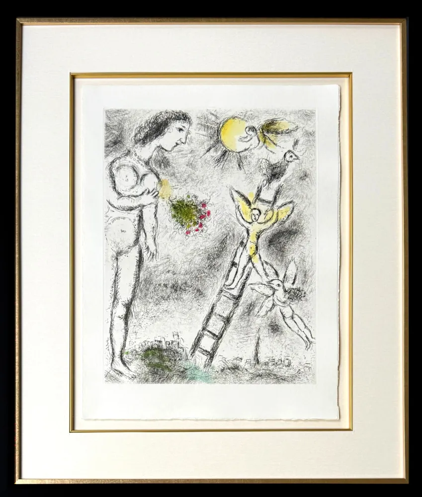 Eau-Forte Et Aquatinte Chagall - Celui qui dit les choses sans rien dire, Planche XXIV