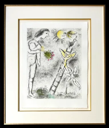 Eau-Forte Et Aquatinte Chagall - Celui qui dit les choses sans rien dire, Planche XXIV