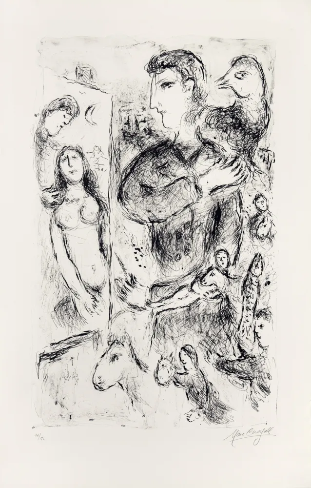 Lithographie Chagall - Création 