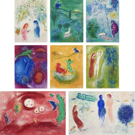 Lithographie Chagall - Daphnis and Chloé full album