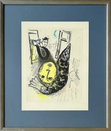 Eau-Forte Et Aquatinte Chagall - De Mauvais Sujets - Planche II