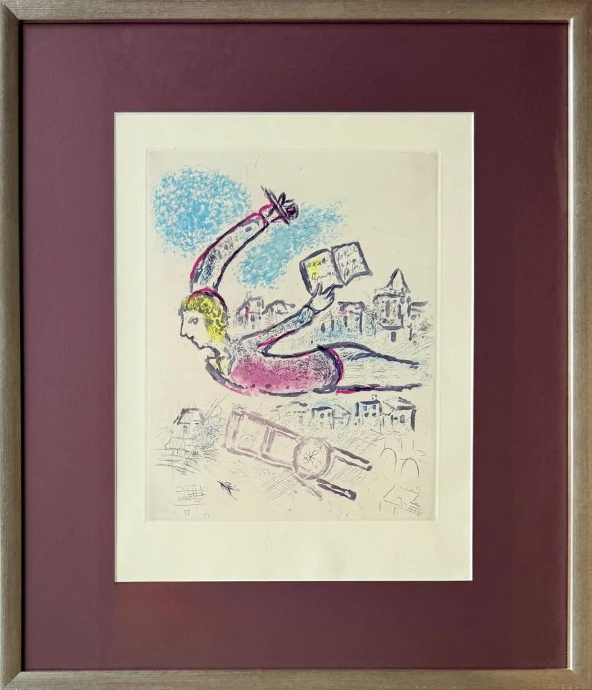 Eau-Forte Et Aquatinte Chagall - De Mauvais Sujets - Planche V