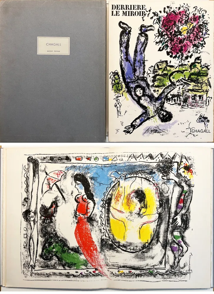 Livre Illustré Chagall - DERRIÈRE LE MIROIR N° 147 (1964). TIRAGE DE LUXE SUR ARCHES.