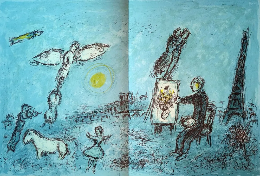 Livre Illustré Chagall - Derrière le Miroir n.°246 mai 1981