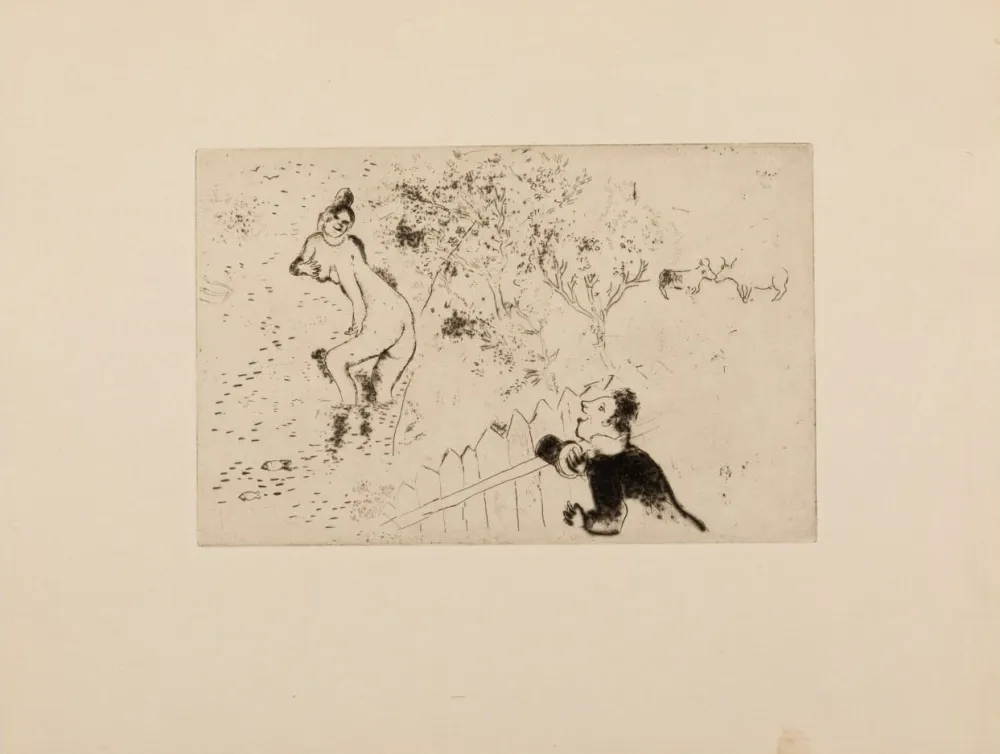 Gravure Chagall - Desire III. Les sept Péchés capitaux (The Seven Deadly Sins)
