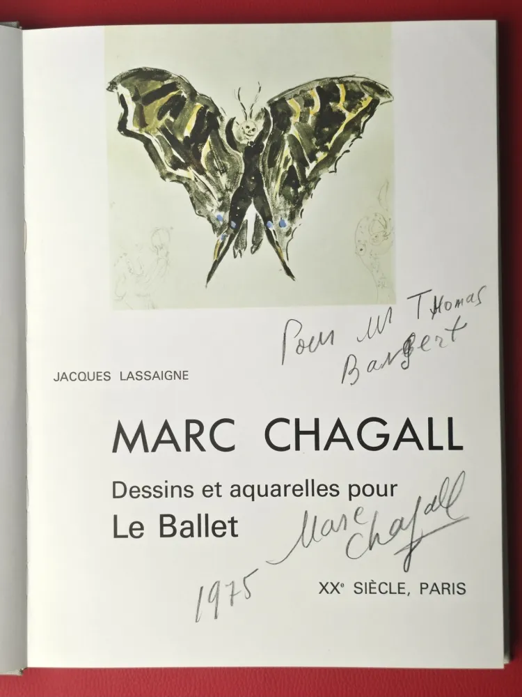 Livre Illustré Chagall - Dessins et aquarelles pour “Le Ballet”