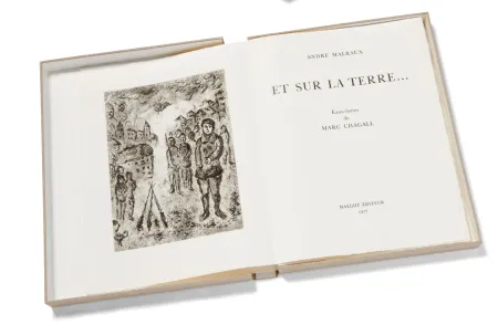 Livre Illustré Chagall - Et Sur La Terre