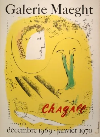 Lithographie Chagall - Galerie Maeght, Chagall