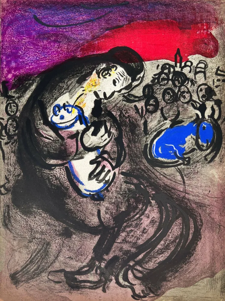 Lithographie Chagall - Jeremiah's lamentations