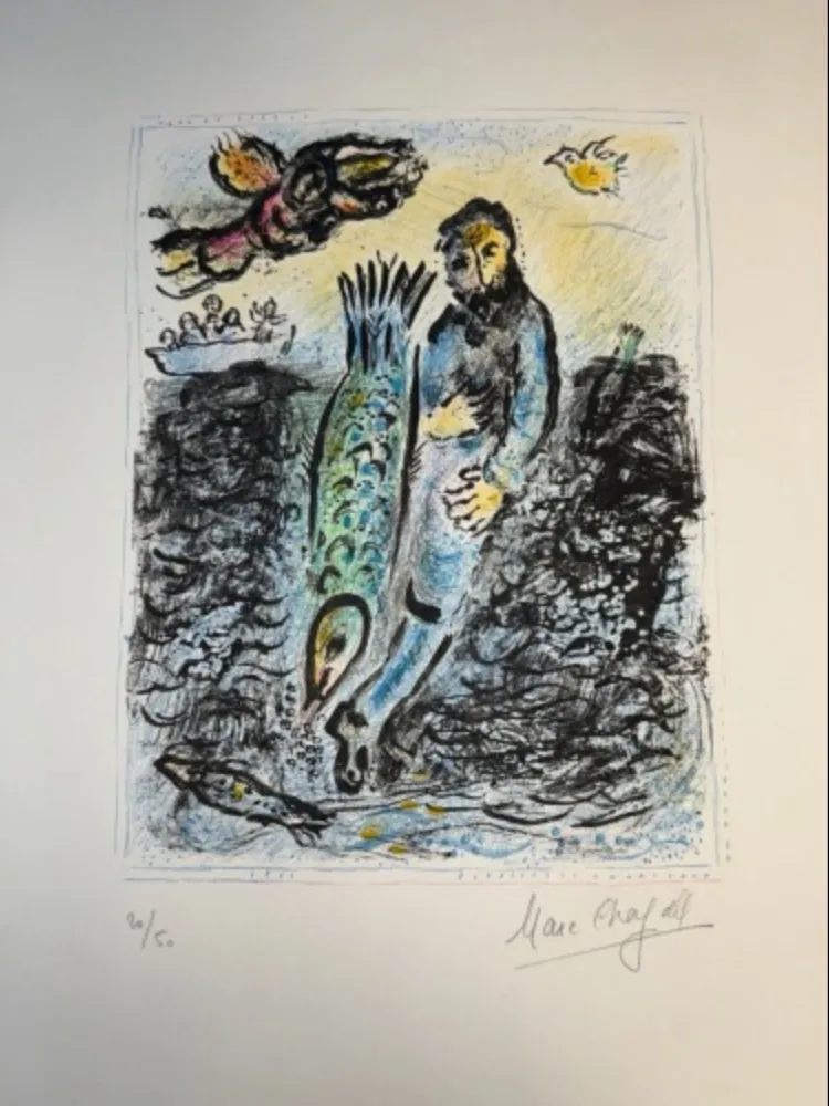 Lithographie Chagall - Jonah I