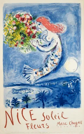 Affiche Chagall - La baie des anges