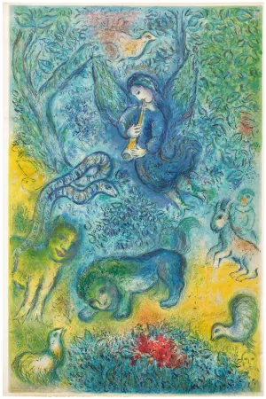 Lithographie Chagall - La Flûte Enchantée (The Magic Flute)