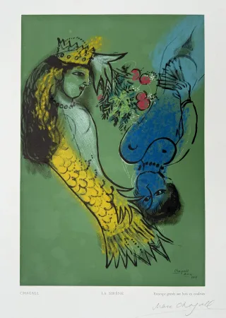 Aucune Technique Chagall - La Sirene