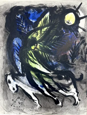 Lithographie Chagall - L’Ange