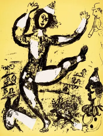 Lithographie Chagall - Le cirque (1960)