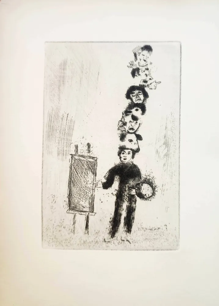 Eau-Forte Chagall - Le Sept Péchés Capitaux