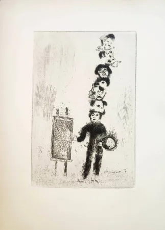 Eau-Forte Chagall - Le Sept Péchés Capitaux