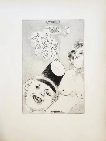 Eau-Forte Chagall - Le Sept Péchés Capitaux