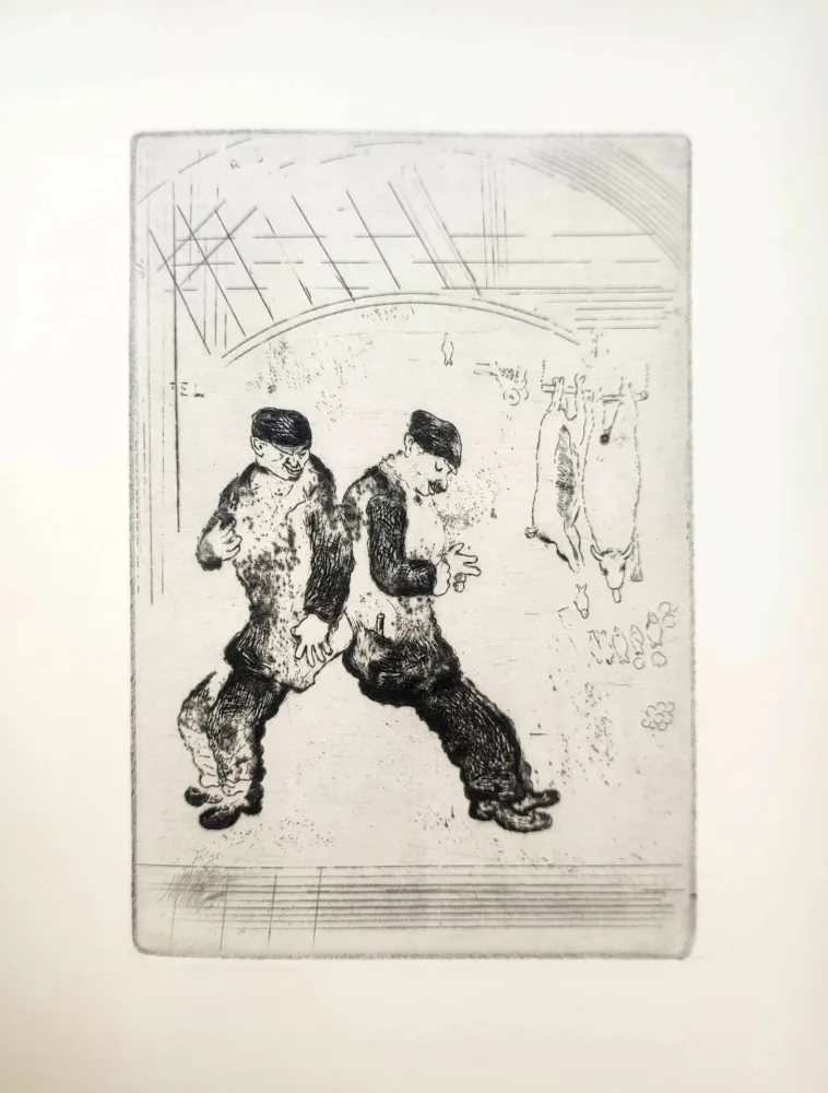 Eau-Forte Chagall - Le Sept Péchés Capitaux