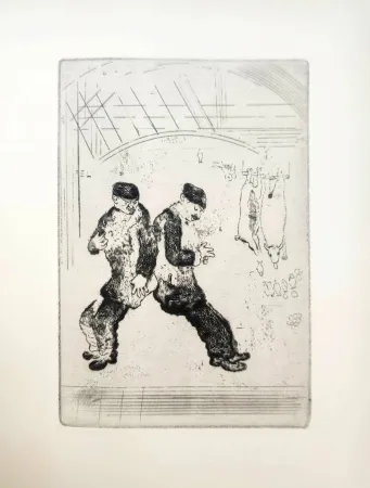 Eau-Forte Chagall - Le Sept Péchés Capitaux