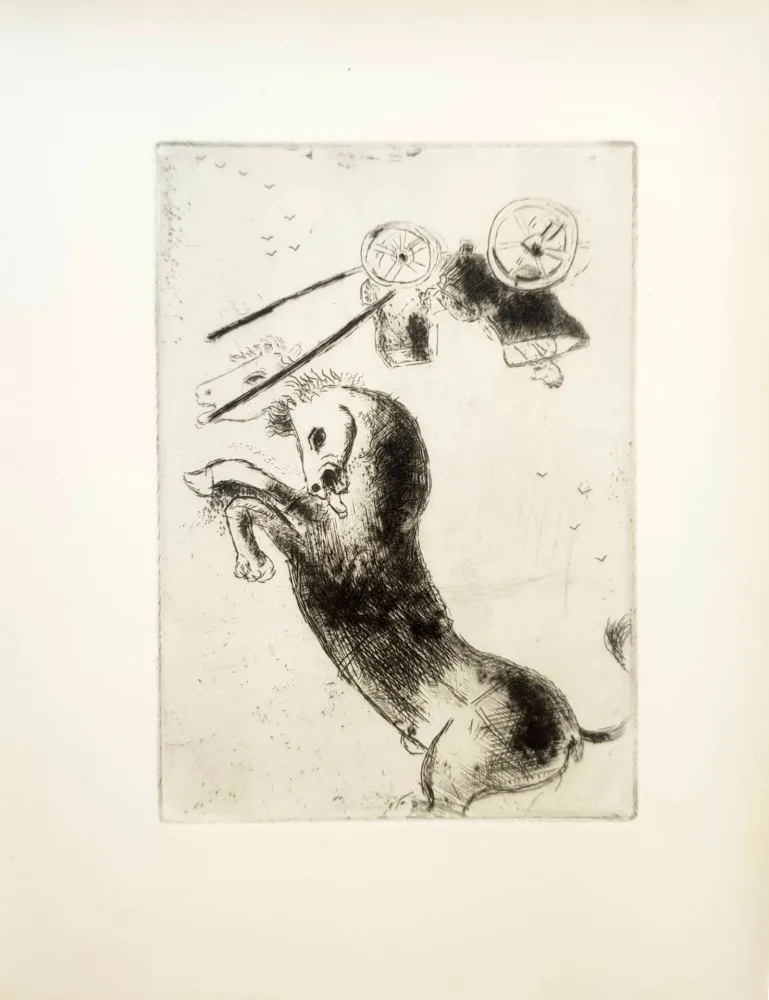 Eau-Forte Chagall - Le Sept Péchés Capitaux