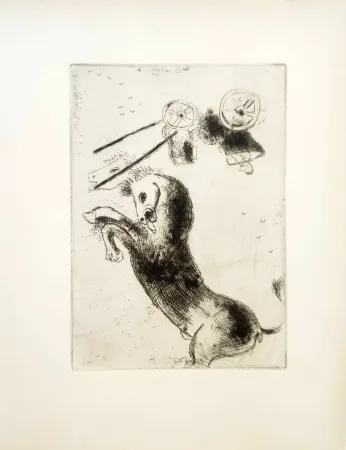 Eau-Forte Chagall - Le Sept Péchés Capitaux